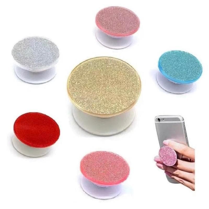 Suporte para celular pop socket pop soct brilho gliter