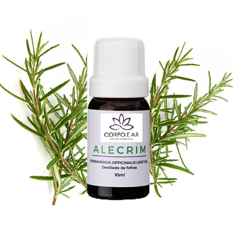 Óleo Vegetal de Alecrim - 100% Puro - Prensado a frio 10ml