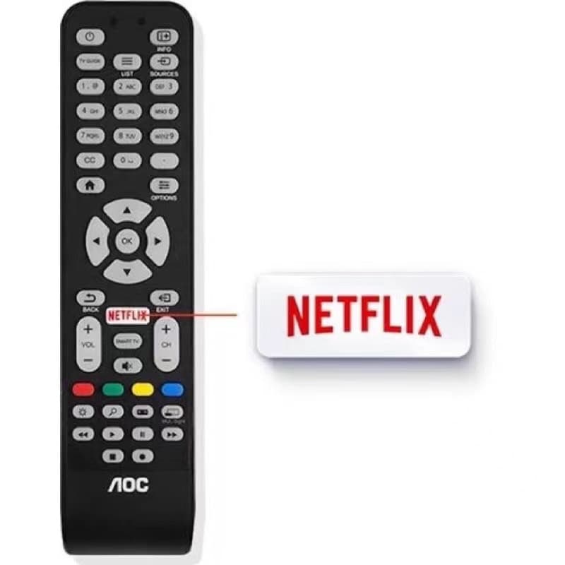 Controle Remoto Para Tv Aoc Smart Tv  modelo : Su 8203
