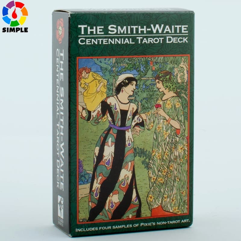 Tarot Rider Waite baralho 78 cartas Plastificado Tarô smith waite tarot cards