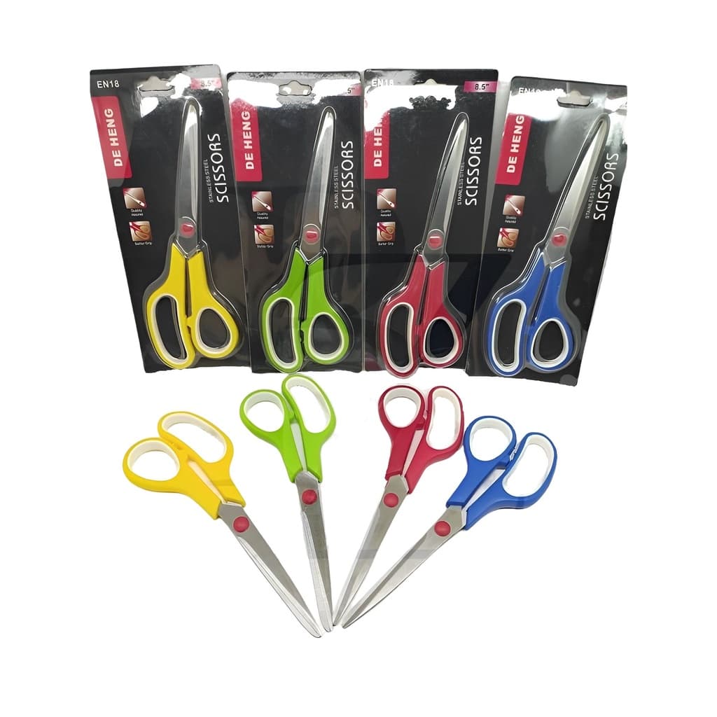 Tesoura Multiuso Colorida Em Aço Inox Profissional Ou Doméstico