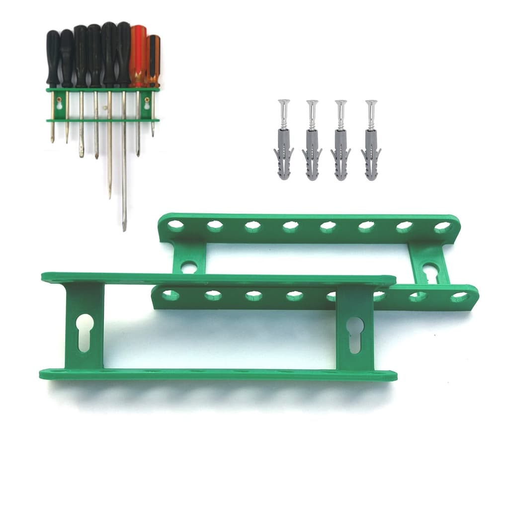 Kit Com 2 Suportes De Parede Para Chave De Fenda Ou Philips