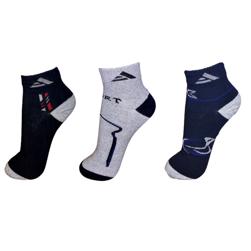 12 Pares De Meias Masculina Cano Médio Sport Atacado