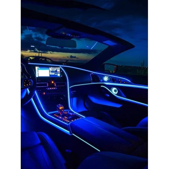 Fita Neon em Led automotiva 5 Metros El Wire Color