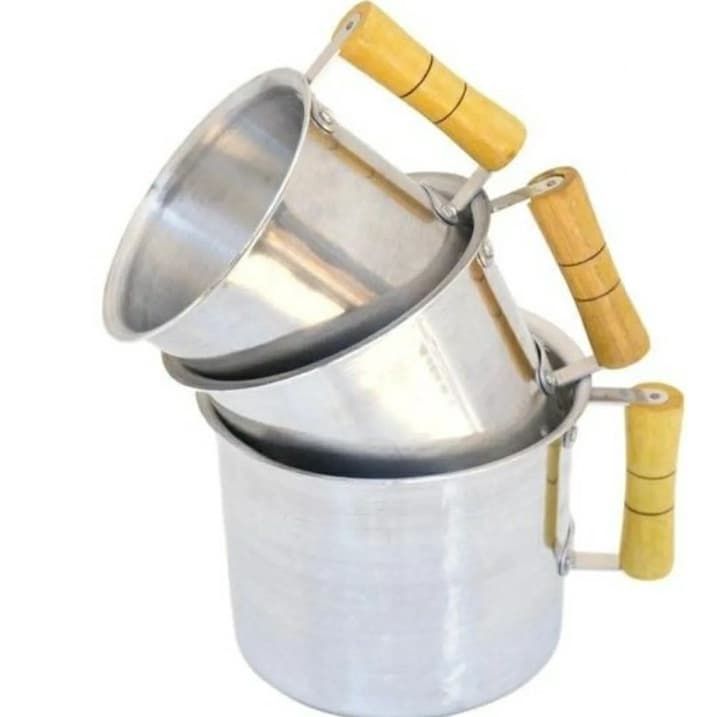 Jogo Kit 3/ OU AVULSO Canecos Canecão Leiteira Fervedor Leite Alumínio,chá,café,chimarrão,cozinhar ovos,ferver leite