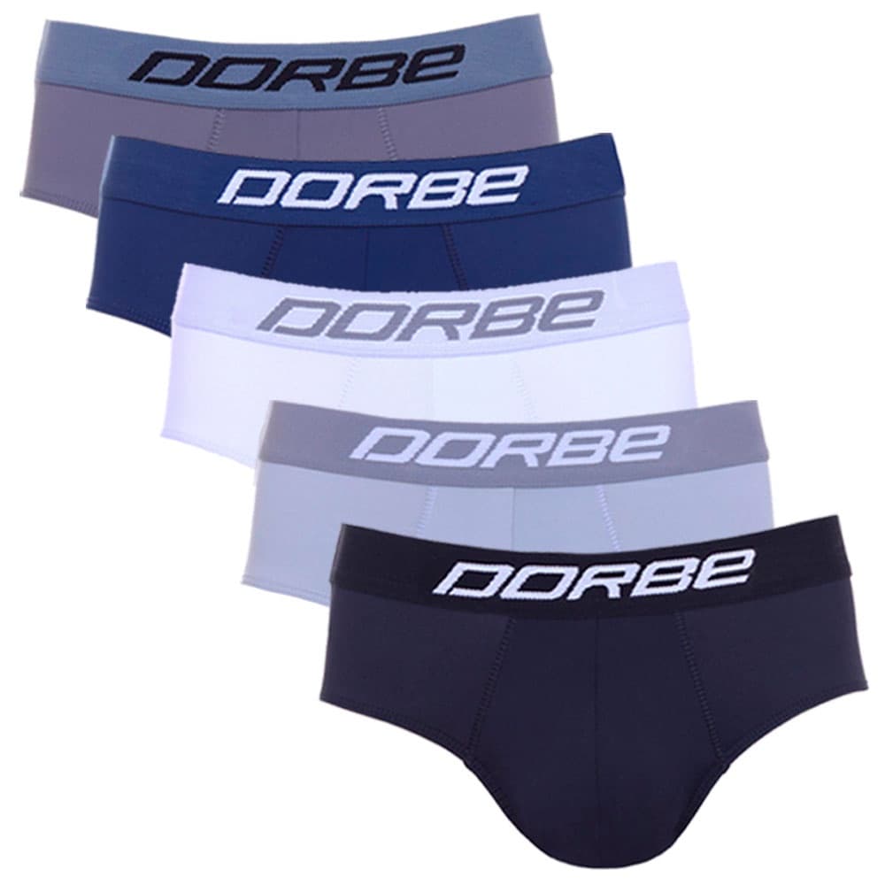 Kit 5 Cuecas Slip Microfibra Dorbe Original Masculina Classica Cueca Tradicional Clássica Cavada