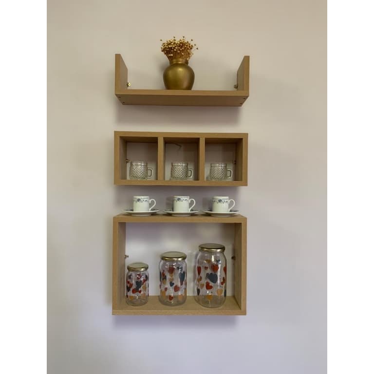 Nicho Decorativo Mdf Cru Banheiro Cozinha Entregue Montado