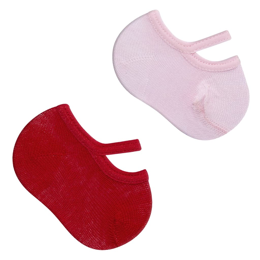 Kit 2 Meia Sapatilha Bebe Recem Nascido Menina Infantil Duck RN Frio Inverno Conforto Maternidade