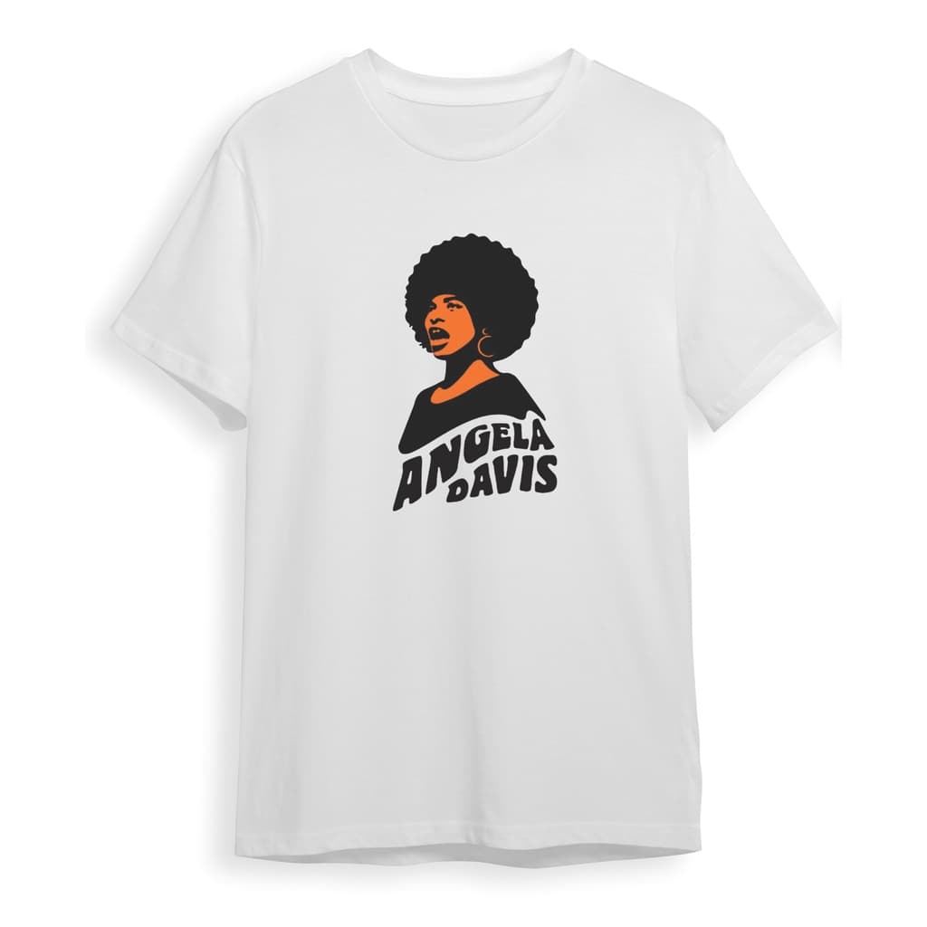 Camiseta Camisa Angela Davis Black Panther Ativismo Feminino