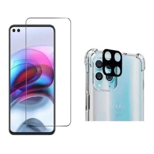 Pelicula De Vidro Frontal + Película Câmera Vidro Moto G100