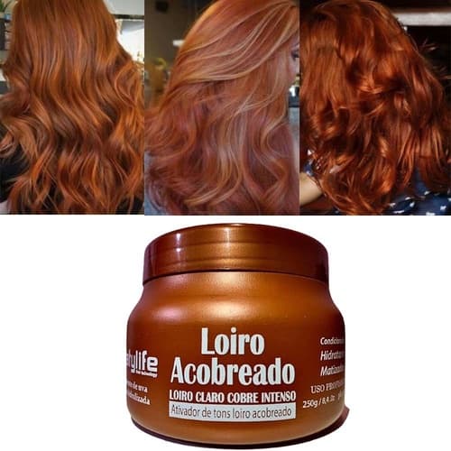 Máscara Tonalizante Matizadora Loiro Acobreado Mairibel 250g