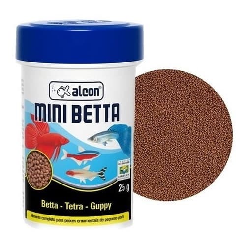 Mini Betta Racão P/ Peixes Ornamentais 25g Alcon