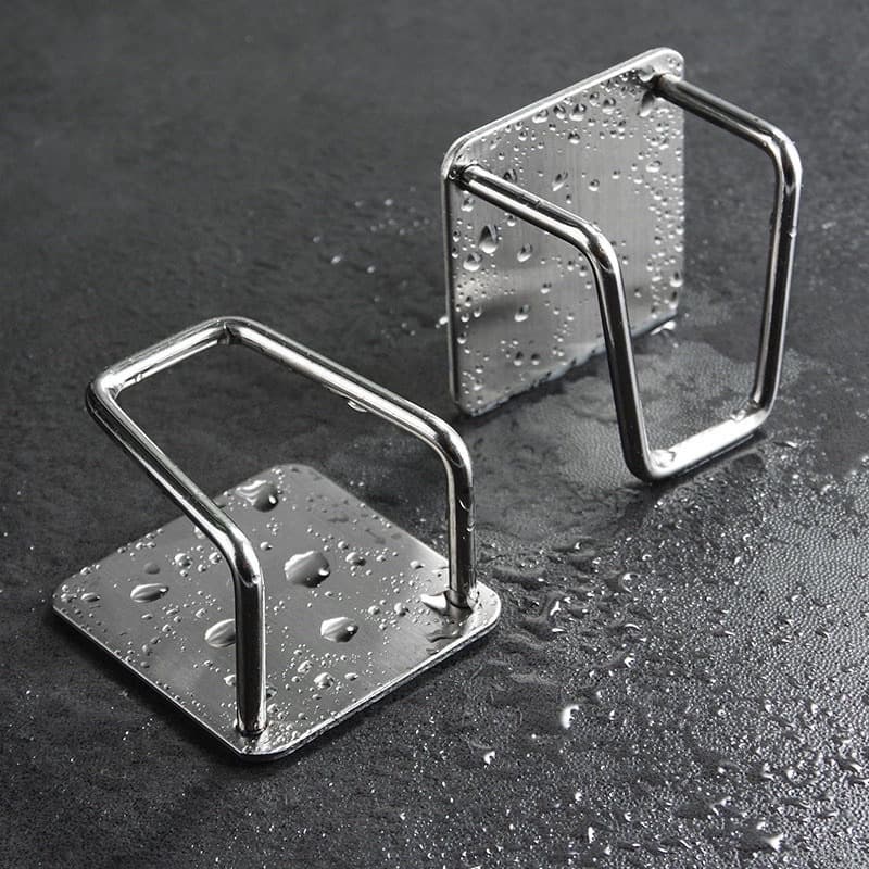 Aço inoxidável Suporte Porta Esponja para bucha de piaPrateleira de cozinha