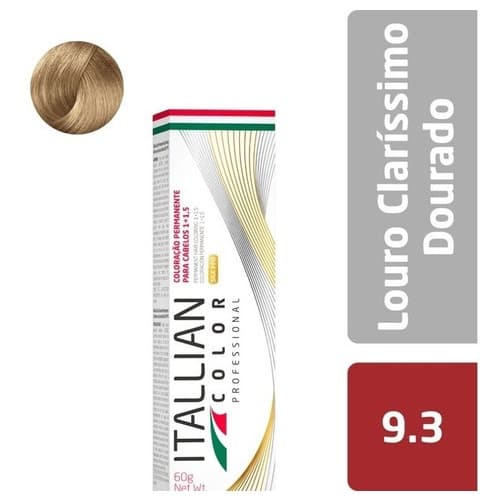 Coloração Itallian Color - Louro Claríssimo Dourado 9.3
