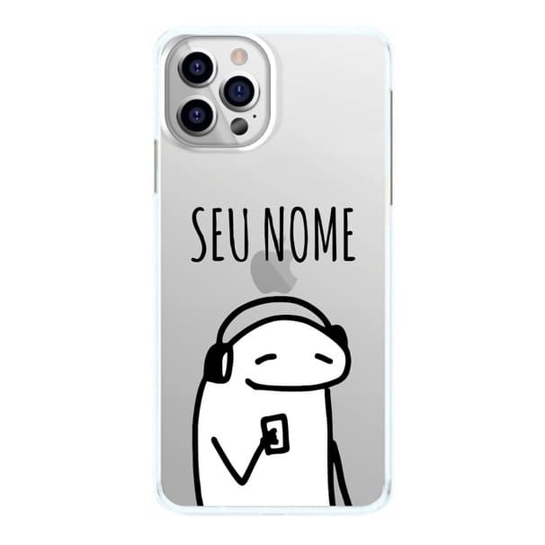 Capinha Meme Bento Flork Ouvindo Musica C Nome Capa de Celular