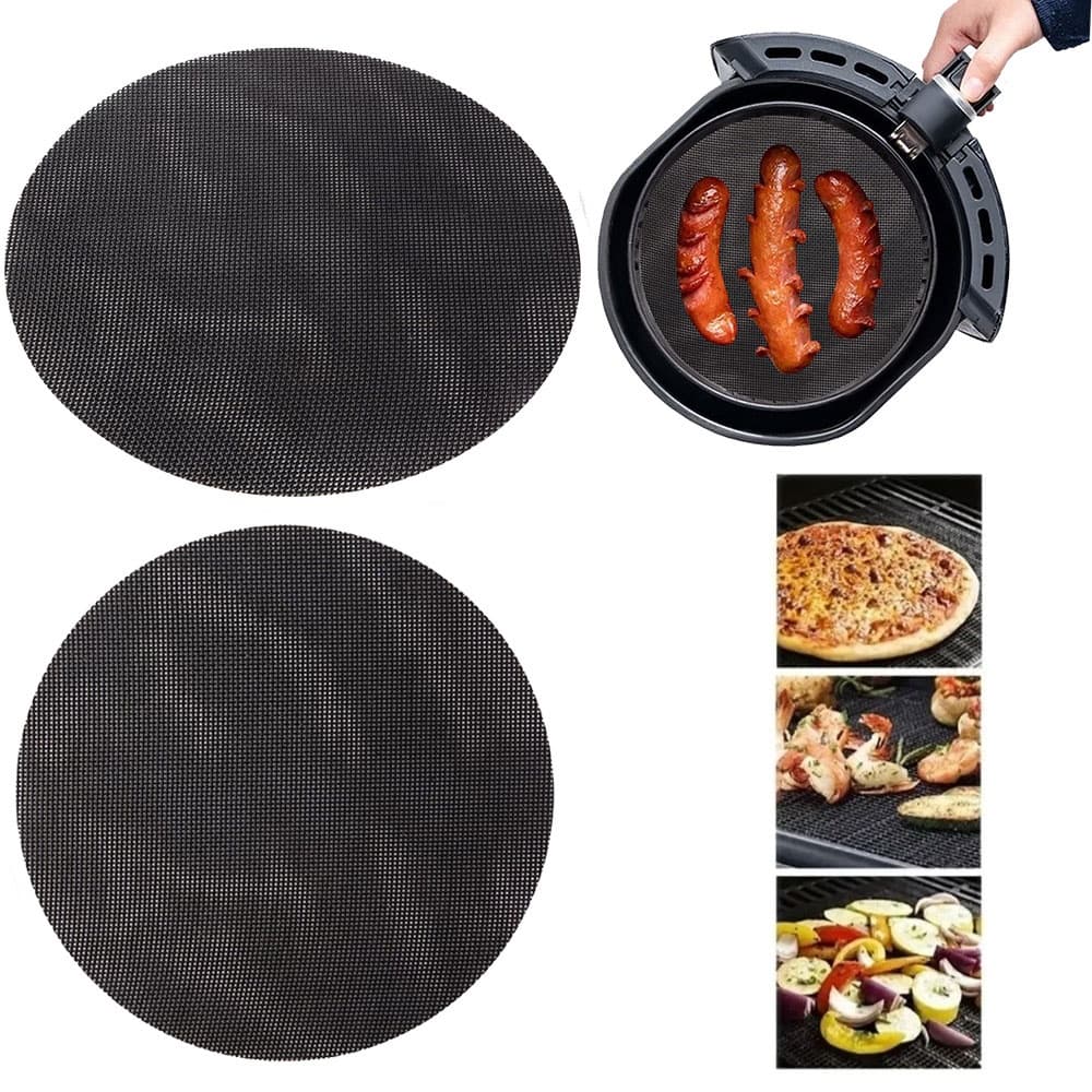 Tapete de Cozimento não Gruda para Air Fryer e Fritadeira Elétrica REDONDO 23cm