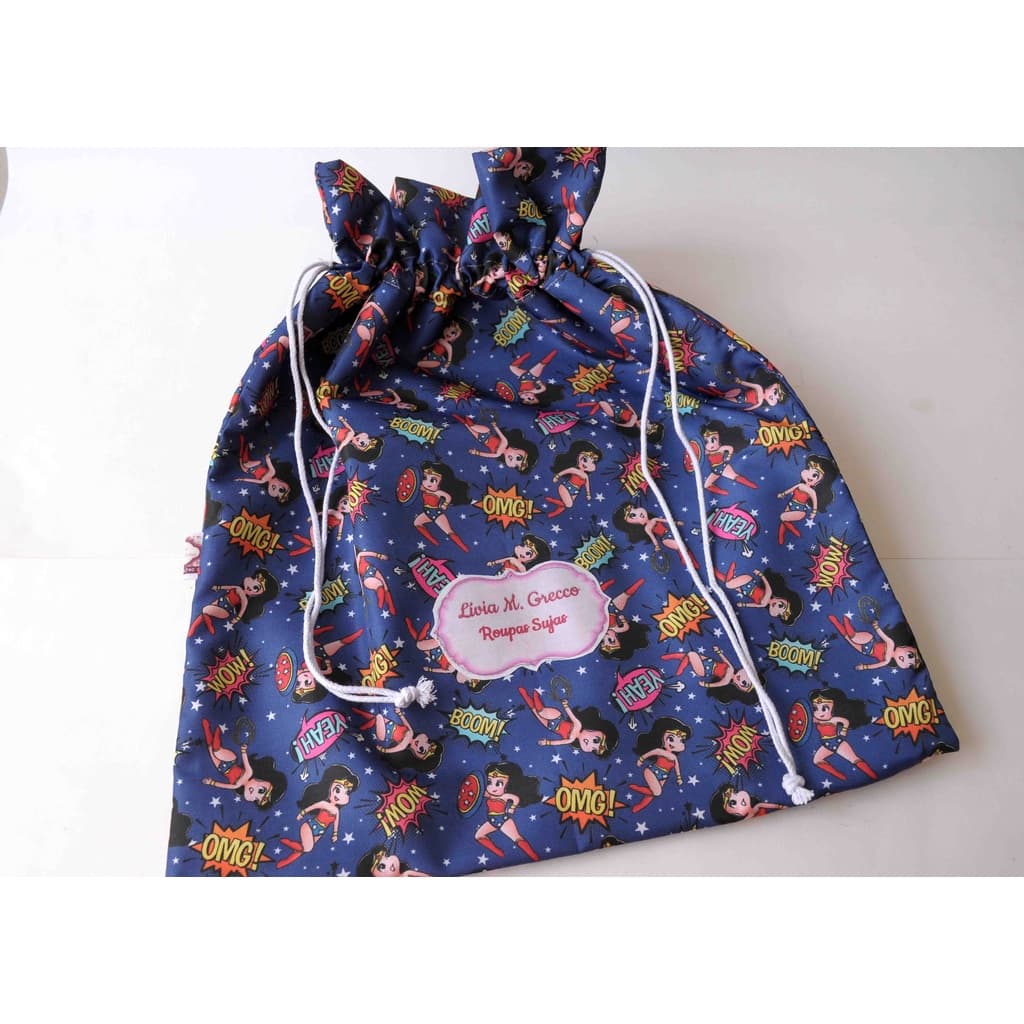 VOLTA AS AULAS -Saco para roupas sujas/molhadas - impermeável personalizado -Saco para roupas molhadas