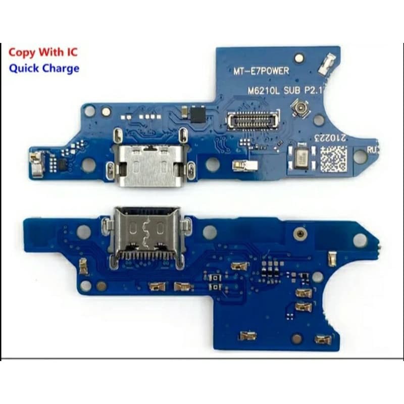 PLACA CONECTOR DE CARGA MOTO E7 POWER TURBO