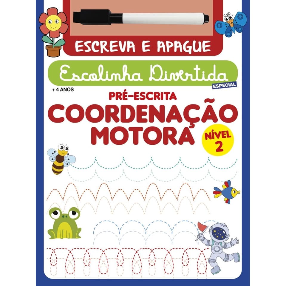Livro Serie Escolinha Divertida Especial - Coordenacao Motora Nivel 2