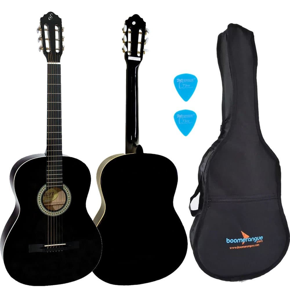 Kit Violão Acústico Estudante Aço S14 Bk Giannini Completo
