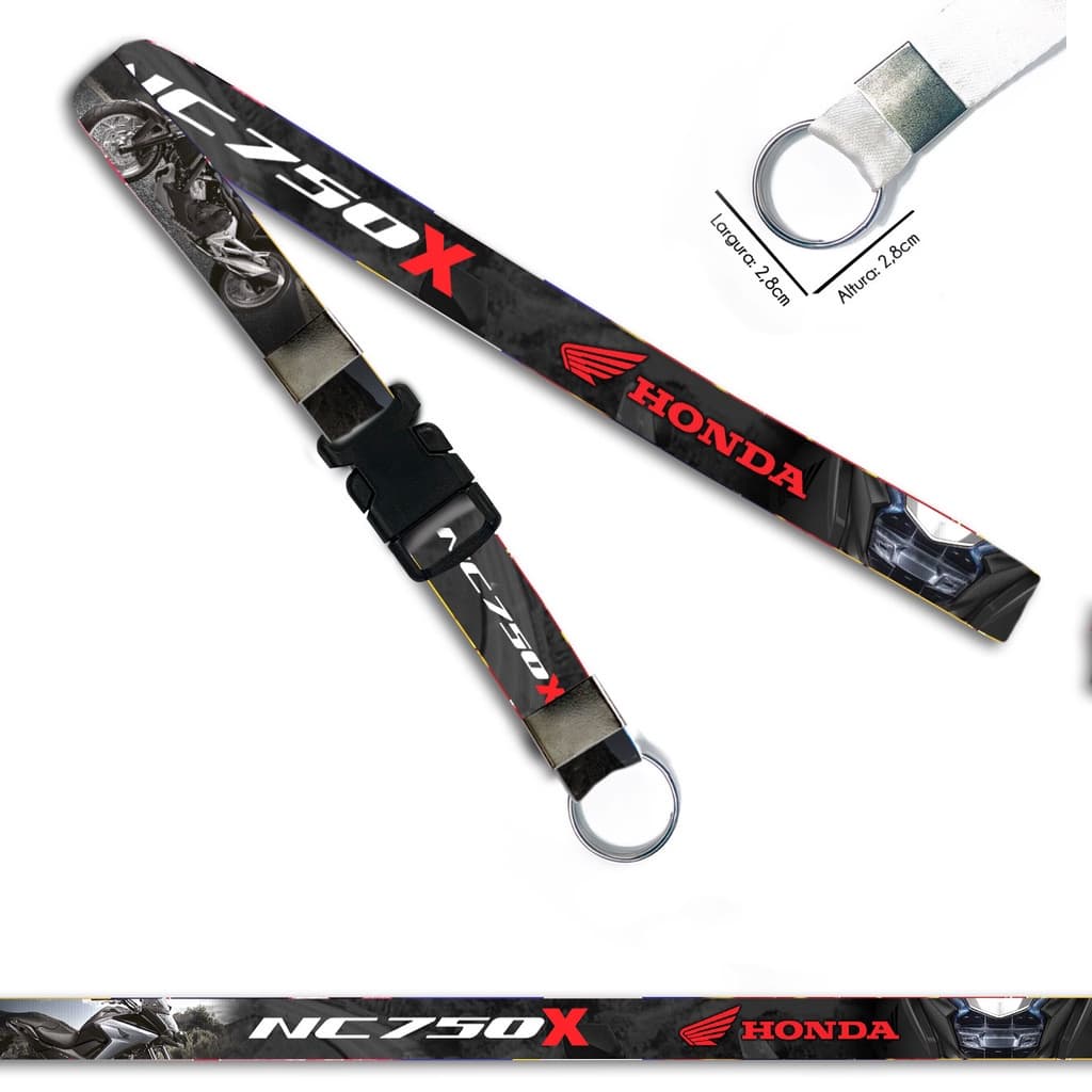 Chaveiro para Moto NC 750x Honda com Argola Tradicional