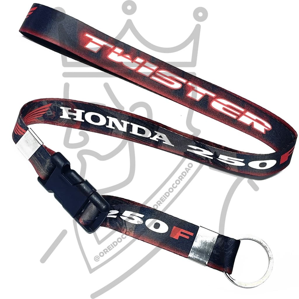 Chaveiro para Moto Honda 250f Twister C0585P com Argola Italiana e Engate Rápido