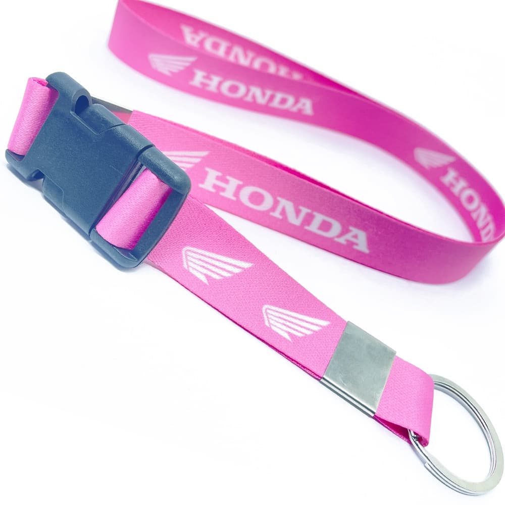 Chaveiro Moto Honda Motos Rosa C0630P com Argola Italiana e Engate Rápido