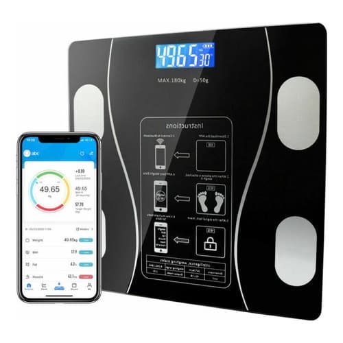 Balança Bioimpedância Profissional Corporal App Bluetooth Nf