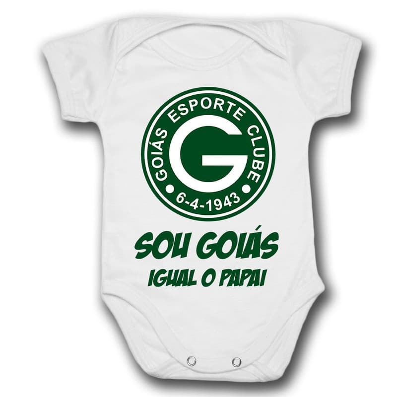 Body de Bebê Personalizado Goiás Igual o Papai