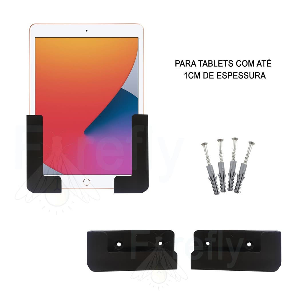 Suporte de Parede Universal Para Tablets e Ipad Até 1cm