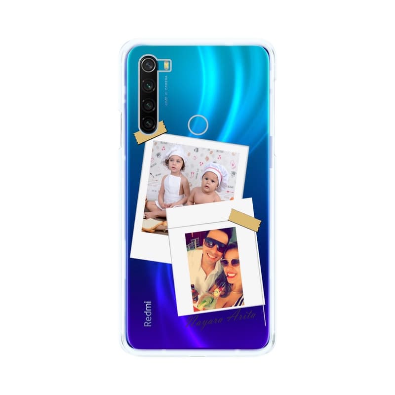 Capinha Compatível Xiaomi Redmi Note 8 Com 2 Fotos
