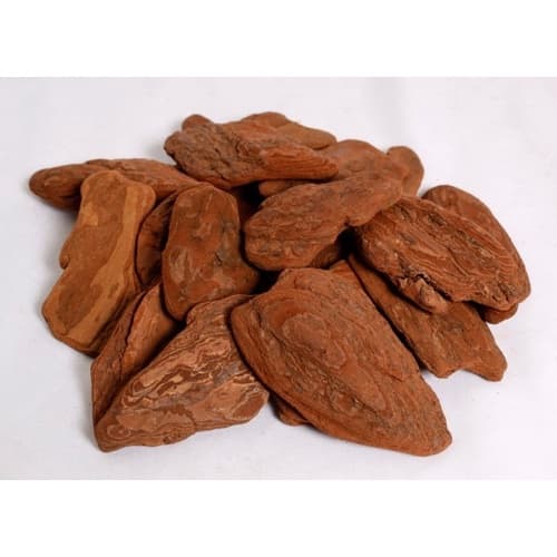 Casca De Pinus Grande Média Pequena Polida Escovada Natural 10 Litros
