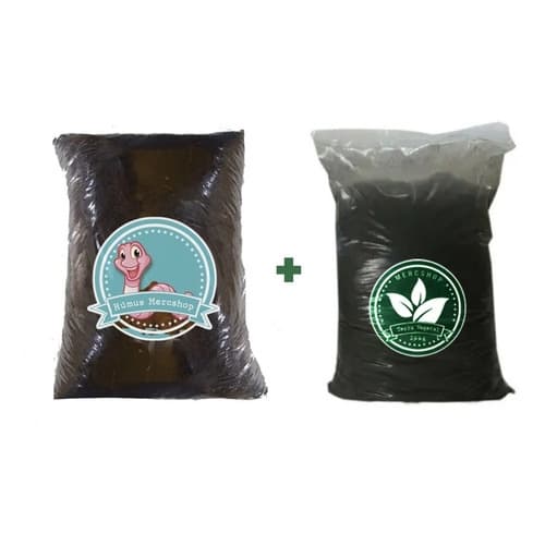 Terra Vegetal Adubada + Humus De Minho. Total 4,8 Kgs