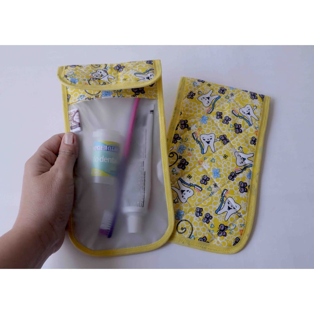 Porta escova de dentes impermeável - Kit Higiene -Necessaire porta escova e pasta de dentes -Kit higiene