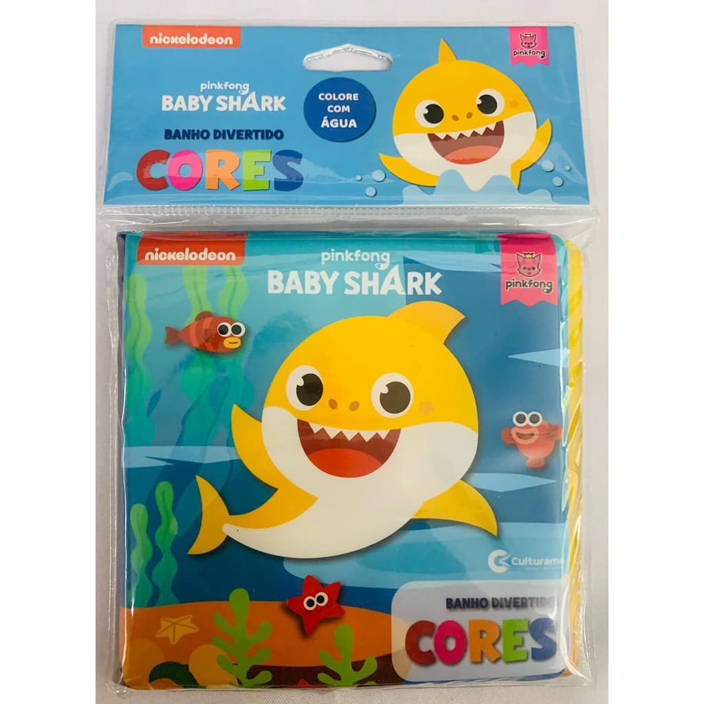 Livro De Banho Magico Baby Shark - Cores