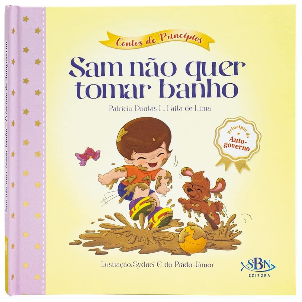 Livro Contos De Principios (Autogoverno) - Sam Nao Quer Tomar Banho