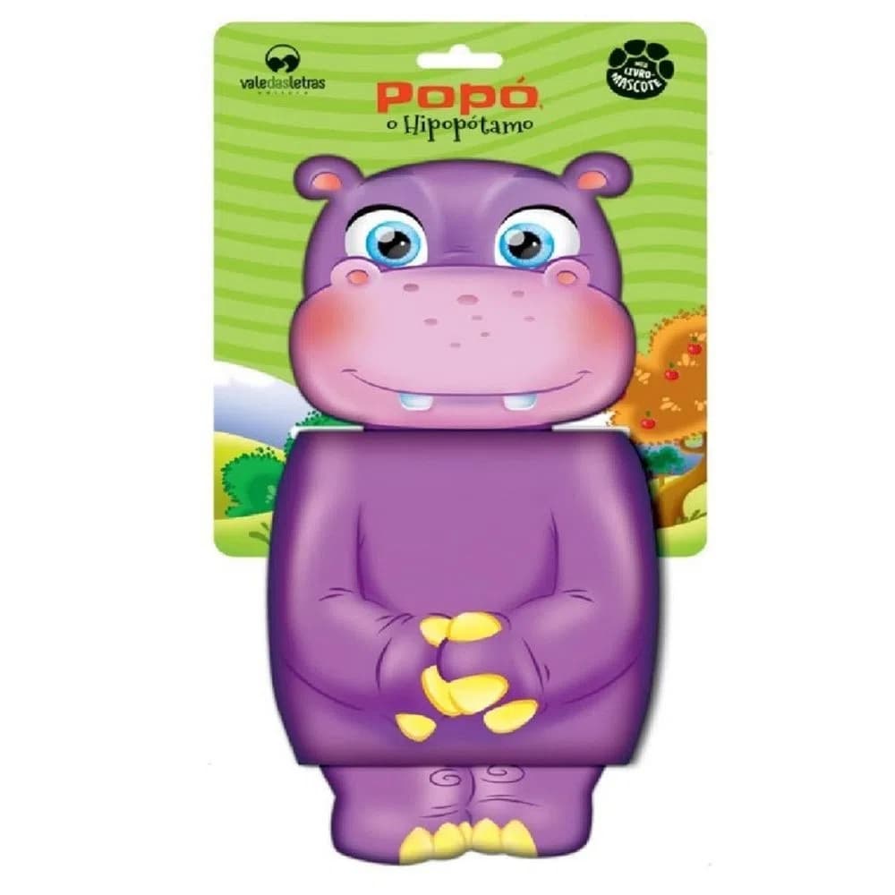 Livro Banho Meu Livro Mascote Popo, O Hipopotamo