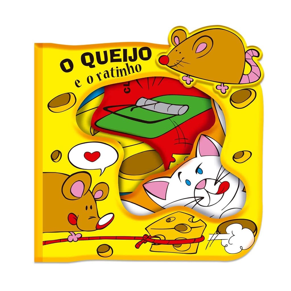 Livro O Queijo E O Ratinho - Grande Livro De Banho