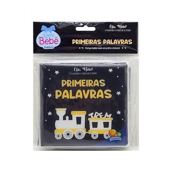 Livro Ola, Bebe Um Livrinho Contraste De Banho - Primeiras Palavras