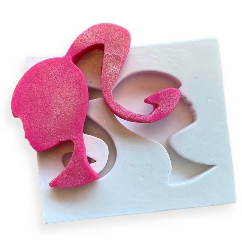 Molde Silicone Confeitaria E Biscuit Barbie Grande Molde Para Confeitaria Molde Para Biscuit 753