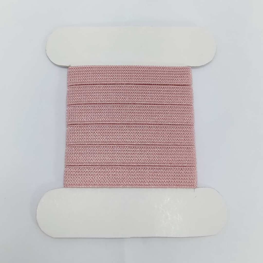 Elástico Especial Brilho Encadernação 7mm Rosé  7603 001 322A17