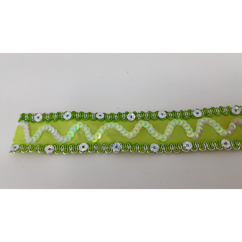 Passamanaria galão - Verde - o metro - 2,7 cm de larg 	4101 001 43Q2