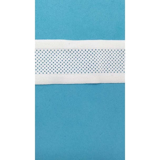 Renda Elástica 38mm Helô Branco o metro 12449 001 854SA76