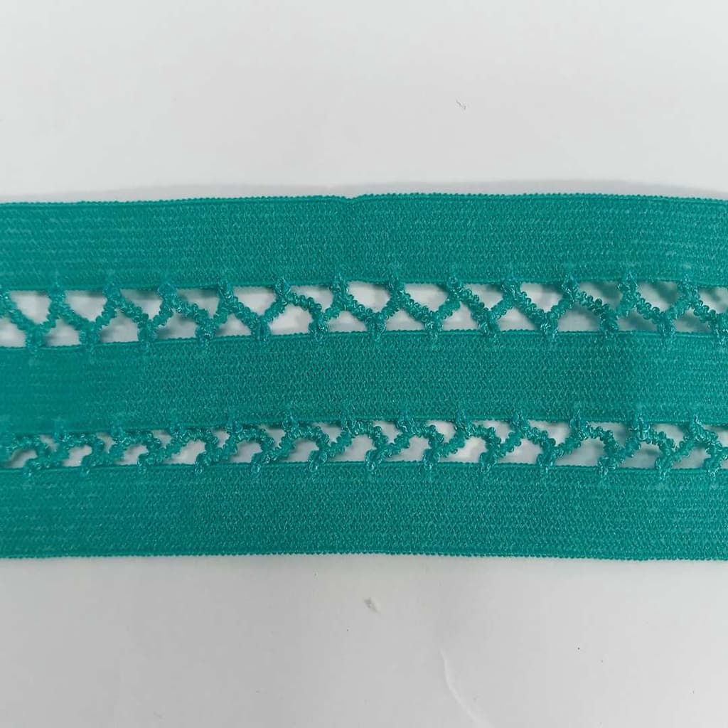Renda Tela Elástica 35mm Vitória Tifany o metro 18239 001 849SA76