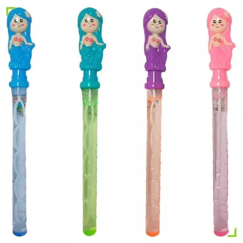 Bastão Lanca Bolha De Sabão GrandeSereia Brinquedo Inmetro Art Brink