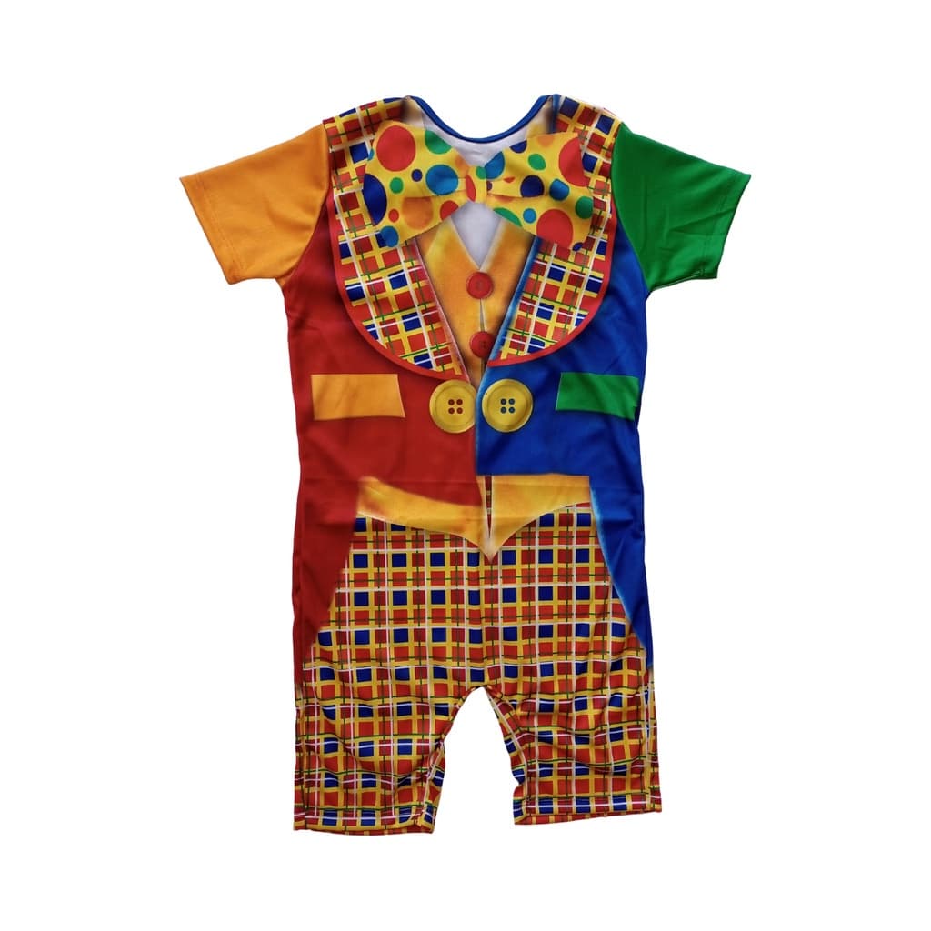 Roupa Fantasia Temática Palhaço Infantil Masculina Menino