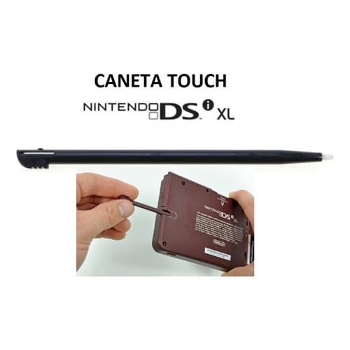 Caneta Nintendo Dsi Xl Touch Stylus Preta Canetas Stylus Nintendo Ds Lite Dsi, Dsi Xl, 3ds Xl