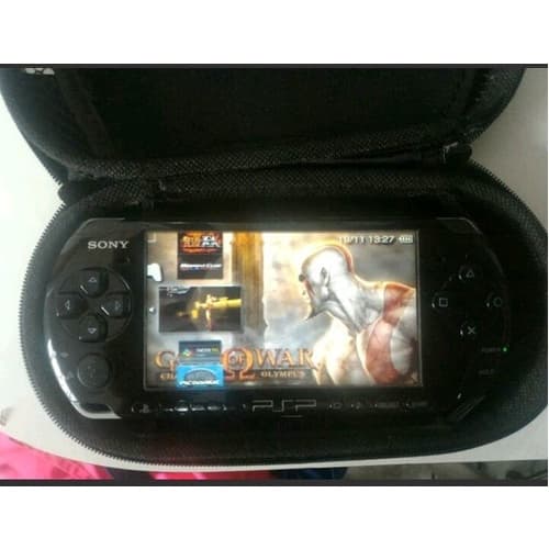 Psp Destravado Semi Novo 30 Jogos   Cartão 4gb   Capinha