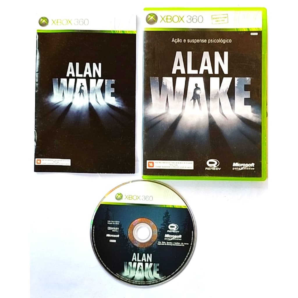 JOGO SUSPENSE ALAN WAKE XBOX 360 / XBOX ONE FISICA ORIGINAL