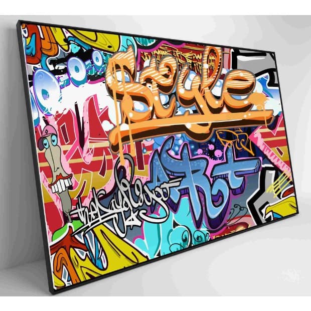 QUADRO GRAFITE STREET ART 110x80cm
